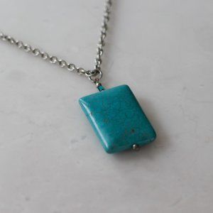 Necklace with Turquoise Pendant